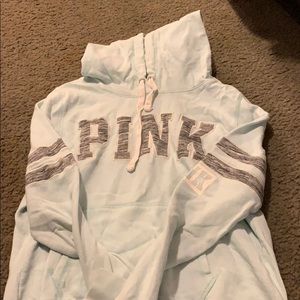 pink hoodie
